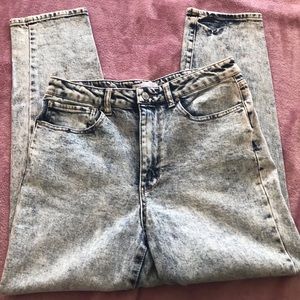 TILLY’S RSQ COLLECTIVE Juniors Size 13 Waist 31 💙🤍 Acid Wash Jeans Like New 💙